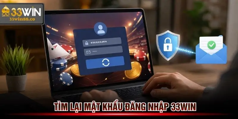 TÌm lại mật khẩu đăng nhập 33win dễ dàng nếu thành viên bị quên